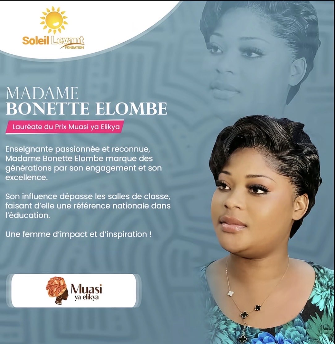 RDC-Décès de l’enseignante Bonnette Elombe à Kinshasa: la République perd une étoile,  les élèves perdent une seconde mère