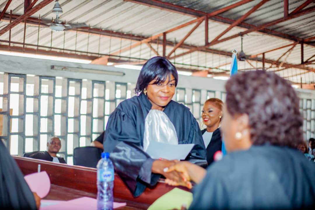 RDC-Science: Apres la médecine,Esther Ntama Prête Serment encore comme Avocate au Barreau de Kinshasa Matete